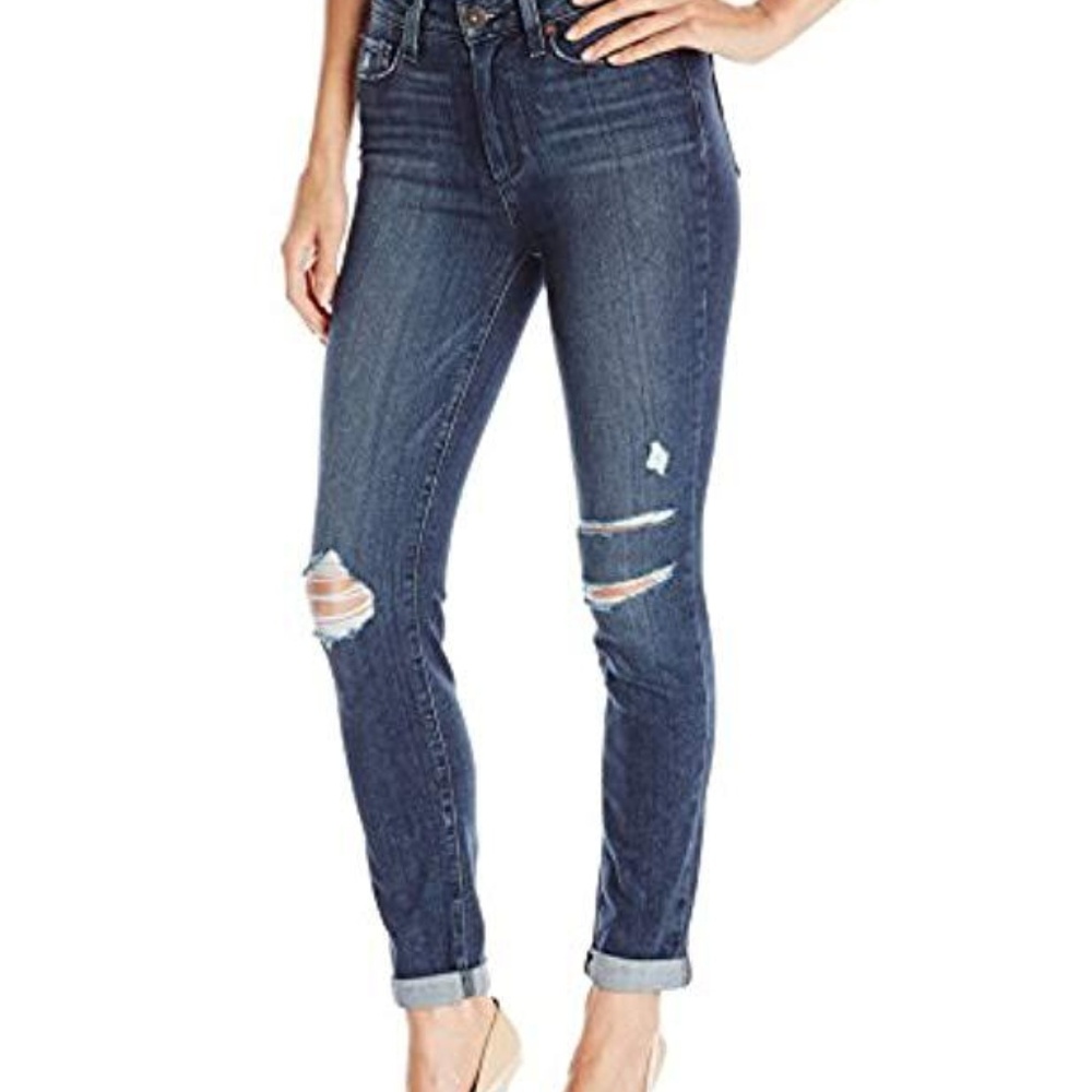 Paige Denim Hoxton Crop Roll Up Valera Sz 29